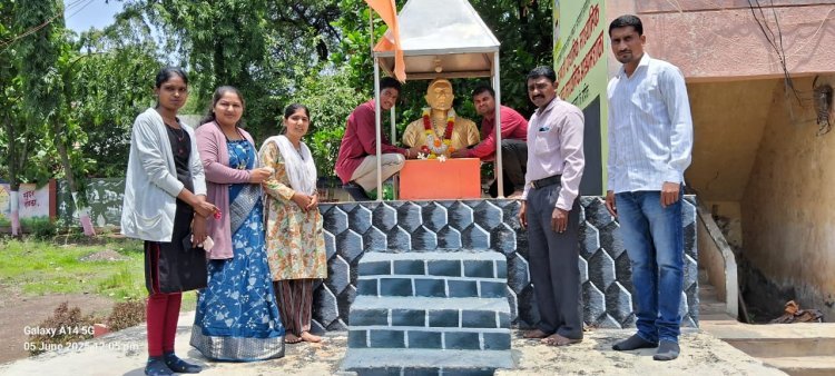 सप्तशृंगी महाविद्यालयात शिव राज्याभिषेक सोहळा दिवस साजरा!