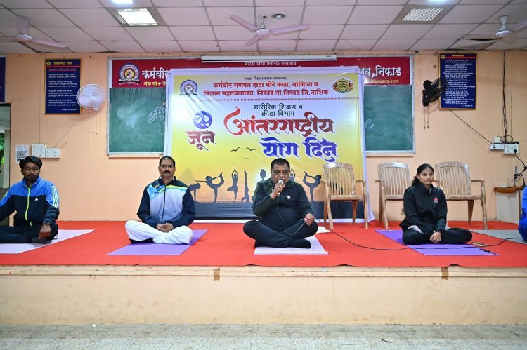 शारीरिक आणि मानसिक संतुलनासाठी योगाभ्यासाची गरज:- बाळासाहेब क्षीरसागर