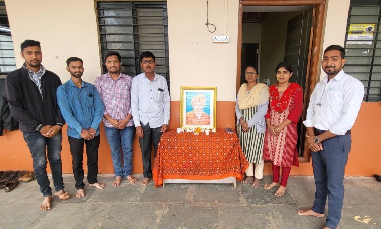 श्री सप्तश्रुंगी महाविद्यालयात छ. शाहू महाराज जयंती साजरी.