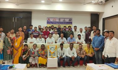 उद्योग संचालनालय मुंबई द्वारे पुरस्कृत व महाराष्ट्र उद्योजकता विकास केंद्र नाशिकद्वारा आयोजीत 18 दिवसीय निवासी उद्योजकता विकास प्रशिक्षण कार्यक्रमाचे उदघाटन नाशिक जिल्ह्यातील अनु - जाती प्रवर्गातील युवक-युवती करीता