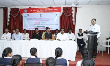 क. का. वाघ पिंपळगाव बसवंत महाविद्यालयात कौशल्य विकास प्रशिक्षण उद्घाटन कार्यक्रम संपन्न