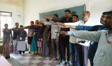 श्री महावीर कला, वाणिज्य व विज्ञान महाविद्यालय लासलगाव येथे 'संविधान दिवस' मोठ्या उत्साहात साजरा