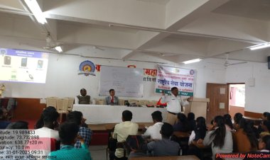 सातपूर महाविद्यालयात रस्ता सुरक्षा जनजागृती अभियान संपन्न......
