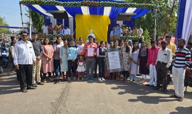 क का. वाघ पिंपळगाव बसवंत महाविद्यालयात विविध उपक्रमातून  महामानव डॉ. बाबासाहेब आंबेडकर यांना अभिवादन