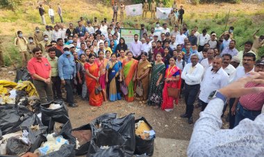 नाशिक महानगरपालिकेचीनंदिनी स्वच्छतेसाठी वसुंधरा सप्ताह स्वच्छता मोहीम