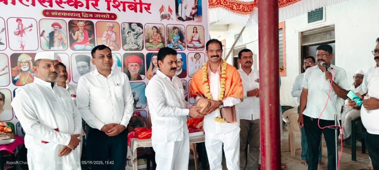 महाराष्ट्र वृक्ष वेलींनी बहरावा  माजी शिक्षक आमदार दत्तात्रय सावंत यांचे प्रतिपादन