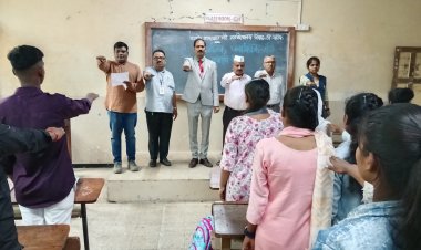 कर्मवीर गणपत दादा मोरे निफाड महाविद्यालयात प्लास्टिक बॅग मुक्ती दिन साजरा