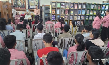 बिटको महाविद्यालयात डॉ. एस. आर. रंगनाथन यांच्या १३३ व्या जयंतीनिमित्त ग्रंथालय साक्षरता कार्यक्रम....