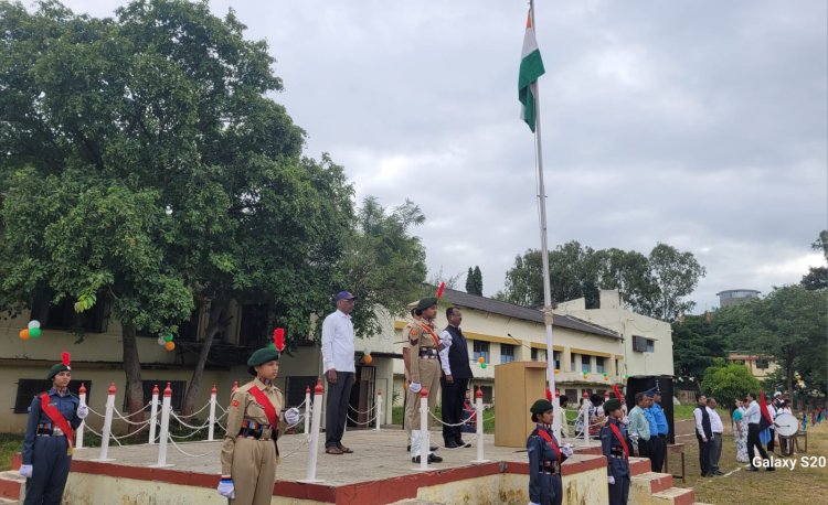 बिटको महाविद्यालयात ७९ वा ' स्वातंत्र्य दिन ' उत्साहात साजरा ....