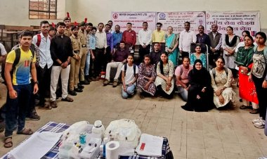 बिटको महाविद्यालयात एनएसएस व एनसीसी वतीने रक्तदान शिबिर....