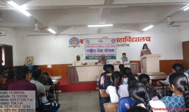 सातपूर महाविद्यालयात अंधश्रद्धा निर्मूलन यावर व्याख्यान संपन्न......