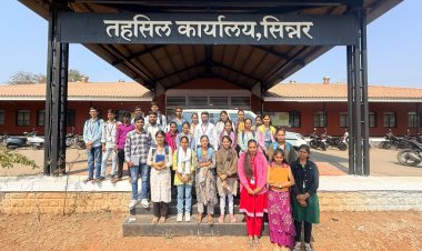 तहसिल कार्यालय, सिन्नर येथून विद्यार्थी अधिकाऱ्यांच्या भेटीला या उपक्रमाची सुरुवात.