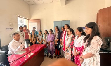 पंचायत समिती सिन्नर येथे विद्यार्थी अधिकाऱ्यांच्या भेटीचा दुसरा दिवस