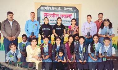 तरुप्रीत प्रकल्पांतर्गत मिरगाव येथील के. व्ही. एन. नाईक माध्यमिक विद्यालयाच्या प्रांगणात वृक्षारोपण!