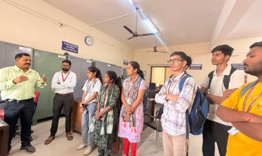 सिन्नर कृषी विभागाला विद्यार्थ्यांची शैक्षणिक भेट