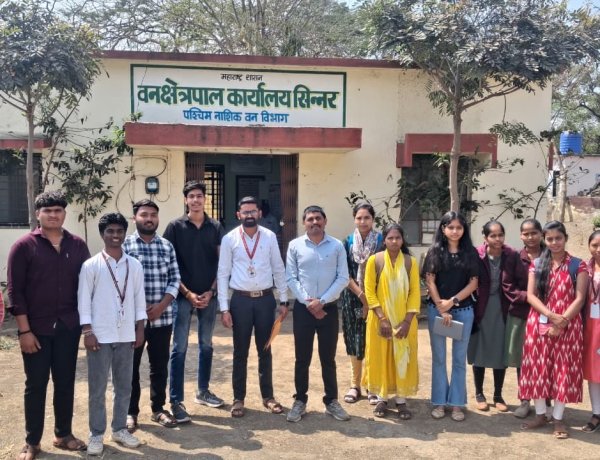 वन विभाग, सिन्नर येथे "विद्यार्थी अधिकाऱ्यांच्या भेटीला" या उपक्रमाचा यशस्वी समारोप