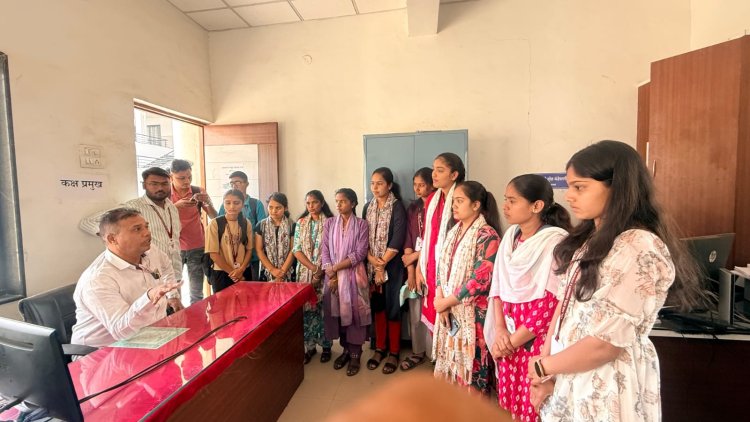 पंचायत समिती सिन्नर येथे विद्यार्थी अधिकाऱ्यांच्या भेटीचा दुसरा दिवस