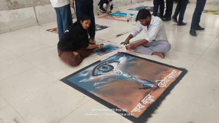 अमृतवाहिनी एमबीए महाविद्यालय आयोजित वर्चस्व 3.0  या उपक्रमात गायत्री रसाळ व ऋषिकेश गाडेकर यांनी रांगोळी स्पर्धेत पटकवले द्वितीय क्रमांकाचे पारितोषिक