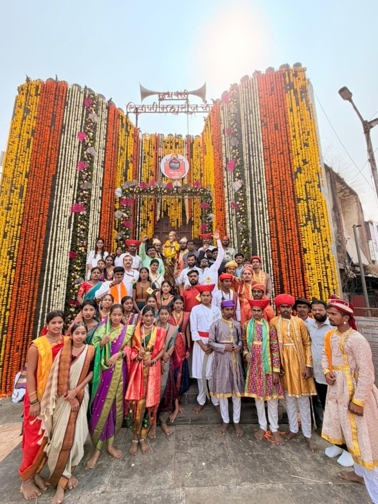 सिन्नर शहरात मोठ्या उत्साहात आणि पारंपरिक ढोल-ताशांच्या गजरात ‘शिवजयंती सोहळा’ संपन्न!