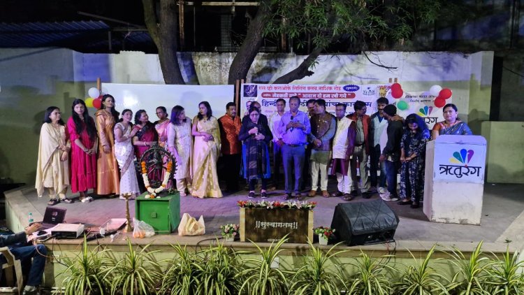 ' मेहेकती यादे ' हिंदी मराठी संगीत मैफिलीत श्रोते दंग.....